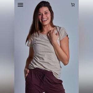 ONNO Hemp T-shirt women’s large color sand